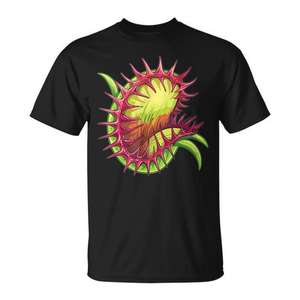 Camiseta Venus Flytrap para niños, diseño colorido, camiseta gráfica inspirada en la naturaleza - Product Image 1