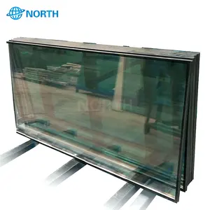 8mm Clear panel insulated double glass 8+12+8 Clear Double Glazing factory