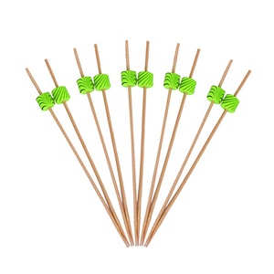 Ngang Sọc Đầy Màu Sắc Bóng Pick Tre Xiên Và Tăm - Product Image 3