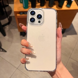 आईफोन के लिए लक्जरी पारदर्शी मोबाइल फोन मामले 13 14 15 16 17 प्रो अधिकतम मोबाइल फोन बैग और मामले कवर किए गए - Product Image 2