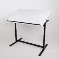 Ensemble Chaise et Table de Dessin Moderne Personnalisable en Gros, Réglable, Bois et Métal, pour Usage Commercial, Artistique, Scolaire et de Bureau, Origine Zhe DJA