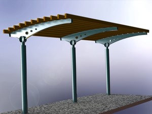 Gran oferta, pérgola personalizada <span class=keywords><strong>para</strong></span> exteriores, Pabellón, poste <span class=keywords><strong>de</strong></span> acero galvanizado en caliente, tubo <span class=keywords><strong>de</strong></span> listones <span class=keywords><strong>de</strong></span> plástico HDPE, Gazebo <span class=keywords><strong>de</strong></span> <span class=keywords><strong>madera</strong></span> <span class=keywords><strong>para</strong></span> jardín - Product Image 5