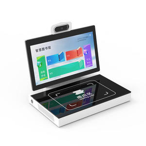 Station de travail pour le personnel de la bibliothèque intelligente, équipement de bibliothèque, station de travail RFID pour bibliothécaire, poste de travail RFID tactile pour livres, système de bibliothèque - Product Image 4