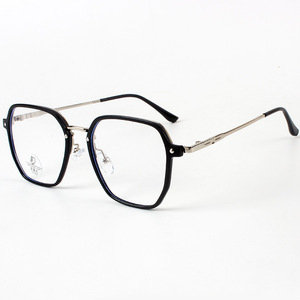 Lunettes Rétro Ultralégères Bleues à Monture en Métal pour Fille, Monture Plaine, <span class=keywords><strong>Lunette</strong></span> de Lumière Bleue Transparente, Lunettes pour Femmes - Product Image 6