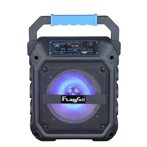 Novo Design Pro Áudio 6 polegada Mini Gravação Musical Studio 6 horas jogando tempo Amostra Grátis Karaoke Speaker