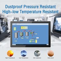 Nouvel écran tactile interactif industriel intégré de 10,1 pouces, écran capacitif multi-touch, affichage frontal IP65 étanche