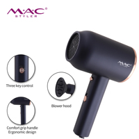Sèche-cheveux professionnel MAC Pro+ ionique, moteur haute vitesse DC 110 000 tr/min, bouton de refroidissement multi-vitesses, 220-240V EU, sèche-cheveux de salon