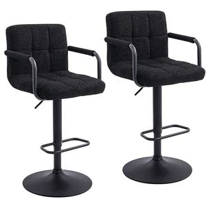 <span class=keywords><strong>Tabourets</strong></span> <span class=keywords><strong>de</strong></span> bar pivotants au design moderne <span class=keywords><strong>Tabourets</strong></span> <span class=keywords><strong>de</strong></span> comptoir réglables Chaises hydrauliques pour <span class=keywords><strong>cuisine</strong></span> et salle à manger Ensemble en cuir PU pour l'extérieur - Product Image 6