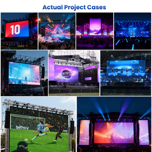 จอแสดงผล LED 4K สำหรับเช่าใช้งานกลางแจ้ง มาตรฐาน IP66 เทคโนโลยีอ่านง่ายภายใต้แสงแดด รองรับหลายภาษา สำหรับการโฆษณาและการแสดงบนเวที - Product Image 2