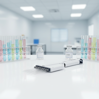 Micropipette réglable de laboratoire, stérilisation, transfert de liquide, volume, pipette multicanal