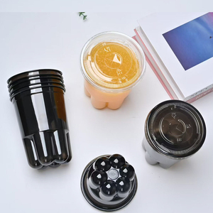 Vaso <span class=keywords><strong>de</strong></span> Plástico Desechable con Diseño <span class=keywords><strong>de</strong></span> Garra <span class=keywords><strong>de</strong></span> <span class=keywords><strong>Gato</strong></span>, Servicio OEM |   Vaso Transparente/Negro <span class=keywords><strong>de</strong></span> 260-500 ml, Apto para Alimentos, para Cafeterí<span class=keywords><strong>a</strong></span>, Venta al por Mayor - Product Image 4