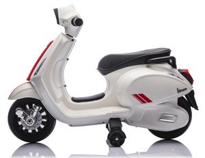 Motocicleta eléctrica con licencia <span class=keywords><strong>VESPA</strong></span> para niños, coche de juguete para niños de 2 a 4 años, juguete de plástico alimentado por batería para la venta - Product Image 4