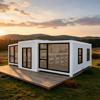 Maison préfabriquée pliable JJM standard australien, 2/3 chambres, 20/40 pieds, type Granny Flat, extensible, en conteneur, à vendre