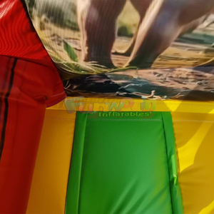 Castillo inflable con tobogán de dinosaurio T-Rex 3D, casa de brinco inflable para exteriores. - Product Image 6