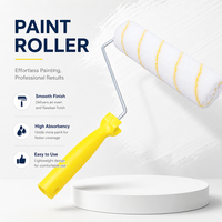 Rouleau à peinture industriel personnalisable OEM de 9 pouces, fil de coton mélangé, ne perd pas facilement ses poils, outil de peinture professionnel