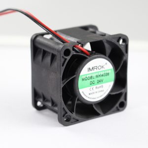 Imrok tốc độ cao Fan 40mm luồng không khí lớn DC 40x40x28 24V Fan 40mm <span class=keywords><strong>CPU</strong></span> 4028 vuông Xả Máy chủ Quạt làm mát - Product Image 4