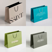 Sacs en papier imprimés de magasin de marque chaussures personnalisées avec votre propre logo sacs en papier à provisions en carton sacs cadeaux pour petites entreprises