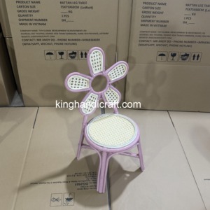 Silla Infantil de Ratán Hecha a Mano, en Oferta, para Alquiler en Fiestas, Bodas y Eventos, Ligera, Duradera y Ecológica - Product Image 3