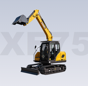 รถขุดตีนตะขาบ XE75G 4.5 ตัน ประสิทธิภาพการทำงานสูง พร้อมหัวเจาะและบุ้งกี๋เสริมสำหรับขาย - Product Image 6