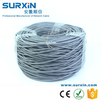 Câble Ethernet Cat6 4 Paires 24AWG Conducteurs Réseau Ethernet Lan Cat 6 Câbles