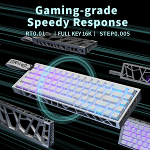 Tastiera da Gaming Zornher ZH68 con Asse Magnetico, Anodo Nero, Cablata Type-C, Hot-Swap, RGB, Frequenza di Aggiornamento 8K, Bassa Latenza 0.1ms - Product Image 4