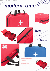 Estuche de Almacenamiento de Medicamentos Portátil de Tela Oxford 1680, Botiquín de Primeros Auxilios a Prueba de Polvo para Viajes con Bolsillos de Malla Multicapa Hechos de Material EVA - Product Image 6