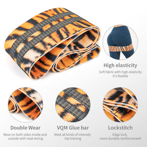 Großhandel Custom Logo Print Fitness Übung Beute Hip Band Set Workout <span class=keywords><strong>Loop</strong></span> Resistance Bands - Product Image 5