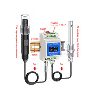 Sensor de Calidad del Agua 5 en 1, pH, EC, TDS, Salinidad, Temperatura, Sonda Multiparámetro, Sensor de Agua RS485 Modbus