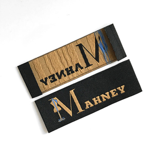 Étiquettes tissées avec nom de marque pour vêtements de bébé, personnalisation automatique, haute qualité, - Product Image 4