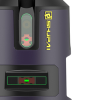 Niveau laser professionnel à lumière verte d'usine chinoise, 360 degrés, niveau laser à 2/3/5 lignes