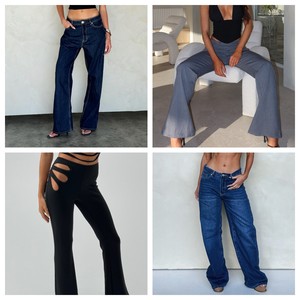 Liquidación de Fábrica: Jeans Rotos de Cintura Alta para Mujer, Ajuste Ceñido y Sexy, Estilo Europeo y Americano, Envío Aleatorio al por Mayor - Product Image 3