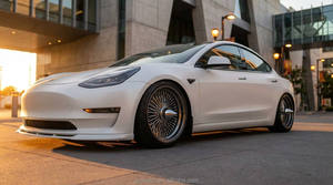 Jantes forgées de style turbine aérodynamique 5x114.<span class=keywords><strong>3</strong></span> 5x120 20x8.5 20x10 pour <span class=keywords><strong>Tesla</strong></span> <span class=keywords><strong>Model</strong></span> <span class=keywords><strong>3</strong></span> Y Highland, chromées noires - Product Image 5