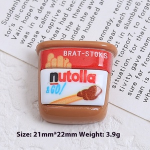 Kawaii ev dekorasyonu şeker çikolata reçine Charms toptan gıda paketleri Diy dekor için telefon kılıfı saç tokası - Product Image 6