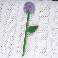 Bouquets de fleurs en peluche faits à la main en gros comme accessoires de décoration ressemblant à des fleurs réelles, cadeau idéal pour la Saint-Valentin