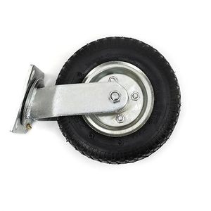 HL HANAK 8" Inch 2.50-<strong>4</strong> <strong>Pneumatic</strong> <strong>Caster</strong> Tire Swivel and Rigid Wheel Furniture Workbench Cart Farm Garden Lawn - Product Image 5