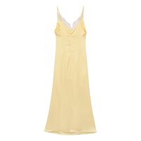 Robe à Bretelles en Dentelle Style Européen et Américain Nouvelle Collection Automne 2026 SHENZHU pour Femme