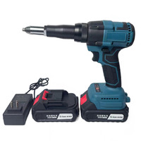 Pistola Remachadora Eléctrica Inalámbrica de Litio Recargable Automática de Alta Calidad, Herramienta Portátil para Remachado Ciego