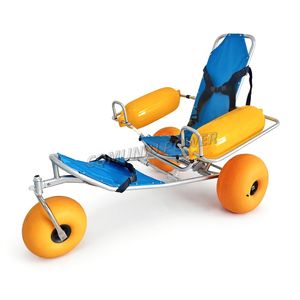 折りたたみ式浮遊ビーチ用車椅子、全地形対応砂浜用車椅子 - Product Image 1