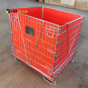 Bán Hot ráp có thể khóa lưu trữ Pet phôi dây container với <span class=keywords><strong>PP</strong></span> tấm - Product Image 1