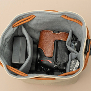 <span class=keywords><strong>Sac</strong></span> de rangement pour appareil <span class=keywords><strong>photo</strong></span> en cuir PU avec cordon de serrage, résistant aux chocs et à l'eau, <span class=keywords><strong>petit</strong></span> <span class=keywords><strong>sac</strong></span> vidéo <span class=keywords><strong>photo</strong></span>, <span class=keywords><strong>sac</strong></span> de rangement pour appareil <span class=keywords><strong>photo</strong></span> - Product Image 3