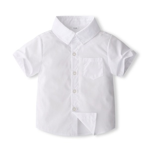 Completo da bambino: camicia tinta unita, set tre pezzi da gentiluomo, nuovo costume estivo per bambino d'onore, sfilate di moda e performance - Product Image 3