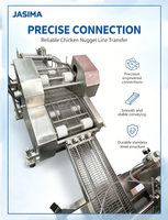 Ligne de production de nuggets de poulet de haute qualité, machine de traitement automatique complète pour usine d'aliments surgelés