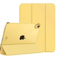 Étui de protection pour tablette, étui fin pour iPad Air 11 pouces M4/M3/M2, pour iPad Air 5e/4e génération 10,9 pouces - Housse antichoc avec coque arrière transparente