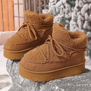 Nouveau produit Bottes de neige épaisses et chaudes, antidérapantes, résistantes à l'usure, bottes de neige tendance pour femmes - Product Image 2