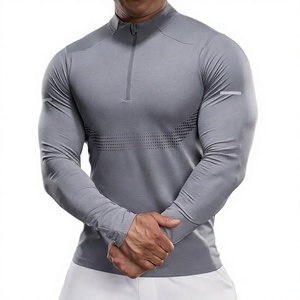 Fabricant de T-shirts de compression OEM/ODM personnalisés – Vêtements de sport et de fitness en polyester et élasthanne – Marque privée, logo personnalisé, vente en gros - Product Image 1