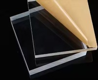 Plaque en acrylique transparente PMMA, fabrication directe d'usine, découpe sur mesure pour signalétique, affichage et décoration