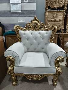 Ensemble de canapés en tissu de luxe haut de gamme, faits à la main, style européen en U, couleur crème doré, pour appartement, centre commercial, salon, rembourrés - Product Image 3