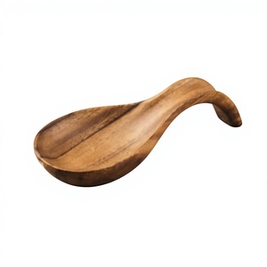 Cuillère à café en bois durable à long manche, écologique, avec une capacité de 10 à 30 ml et finition polie miroir - Product Image 2