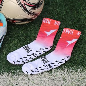 मुद्रित पकड़ प्रशिक्षण मोक मुक्त नमूना कम मोक विरोधी पर्ची ट्यूब फुटबॉल मोक फुटबॉल खेल पकड़ मोजे कस्टम डिजाइन - Product Image 4