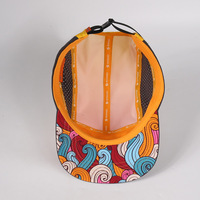 Gorra Deportiva de Malla de Secado Rápido con Visera Plana y Logotipo Personalizado, Gorra de Béisbol de Nailon Suave de 2 Tonos, Impermeable y Transpirable para Correr
